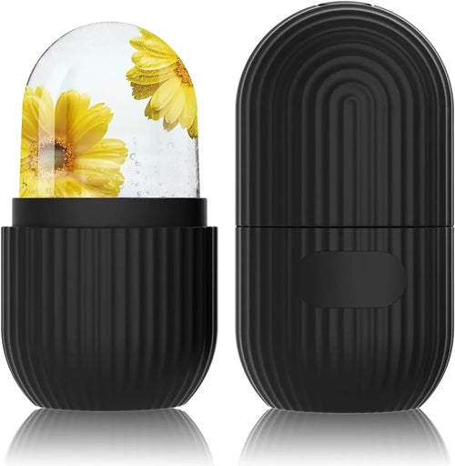 Silicone Cube Tray Shape Face Facial Ice Roller Massage Face Massage