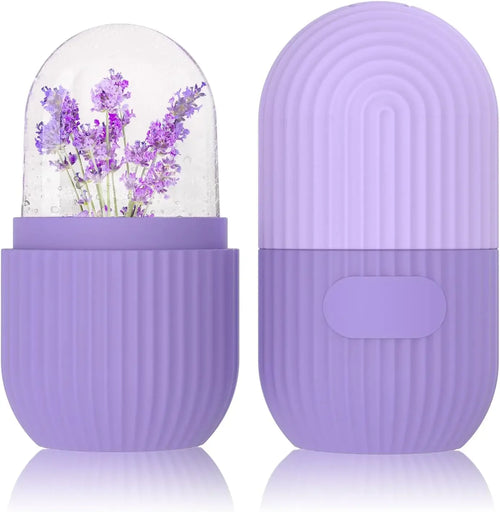Silicone Cube Tray Shape Face Facial Ice Roller Massage Face Massage